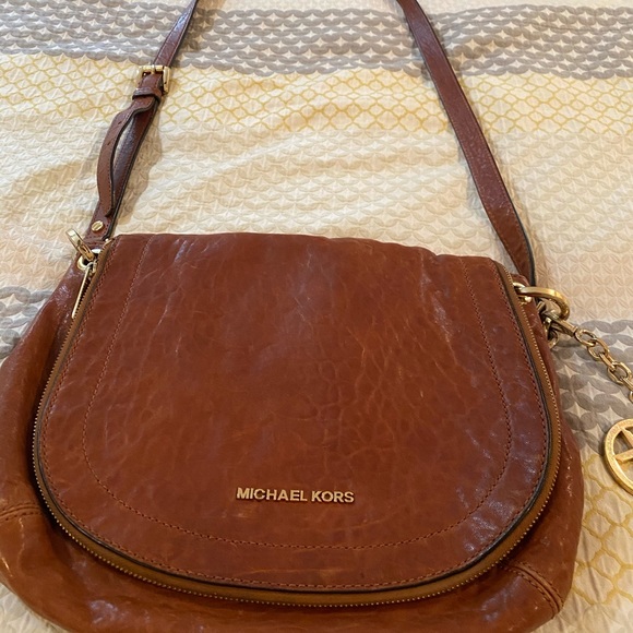 mk leather purse